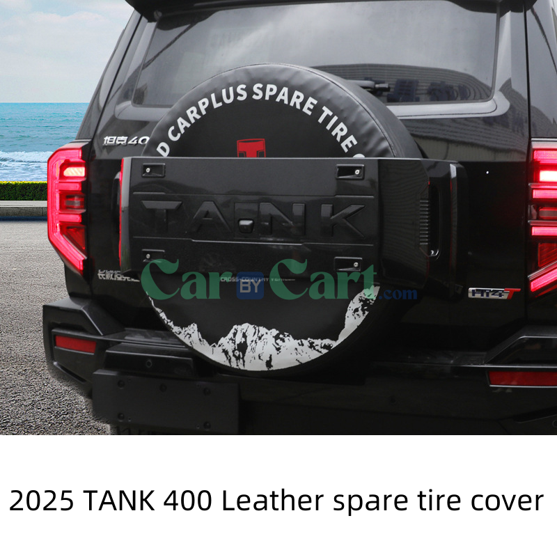 2025 TANK 400 Leather spare tire cover