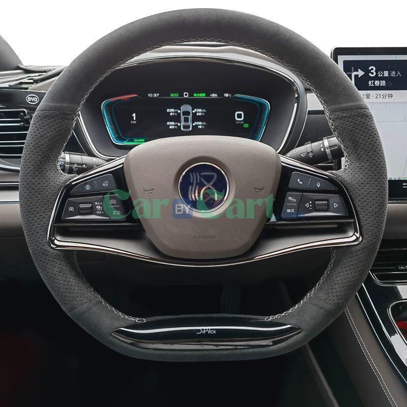 2025 BYD Tang DM-i Flip fur measuring hole steering wheel cover