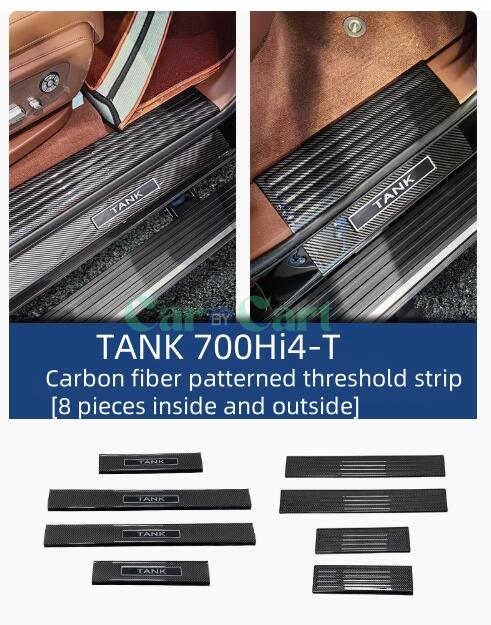 2024 TANK 700 New Energy ABS material threshold strip (external+internal)