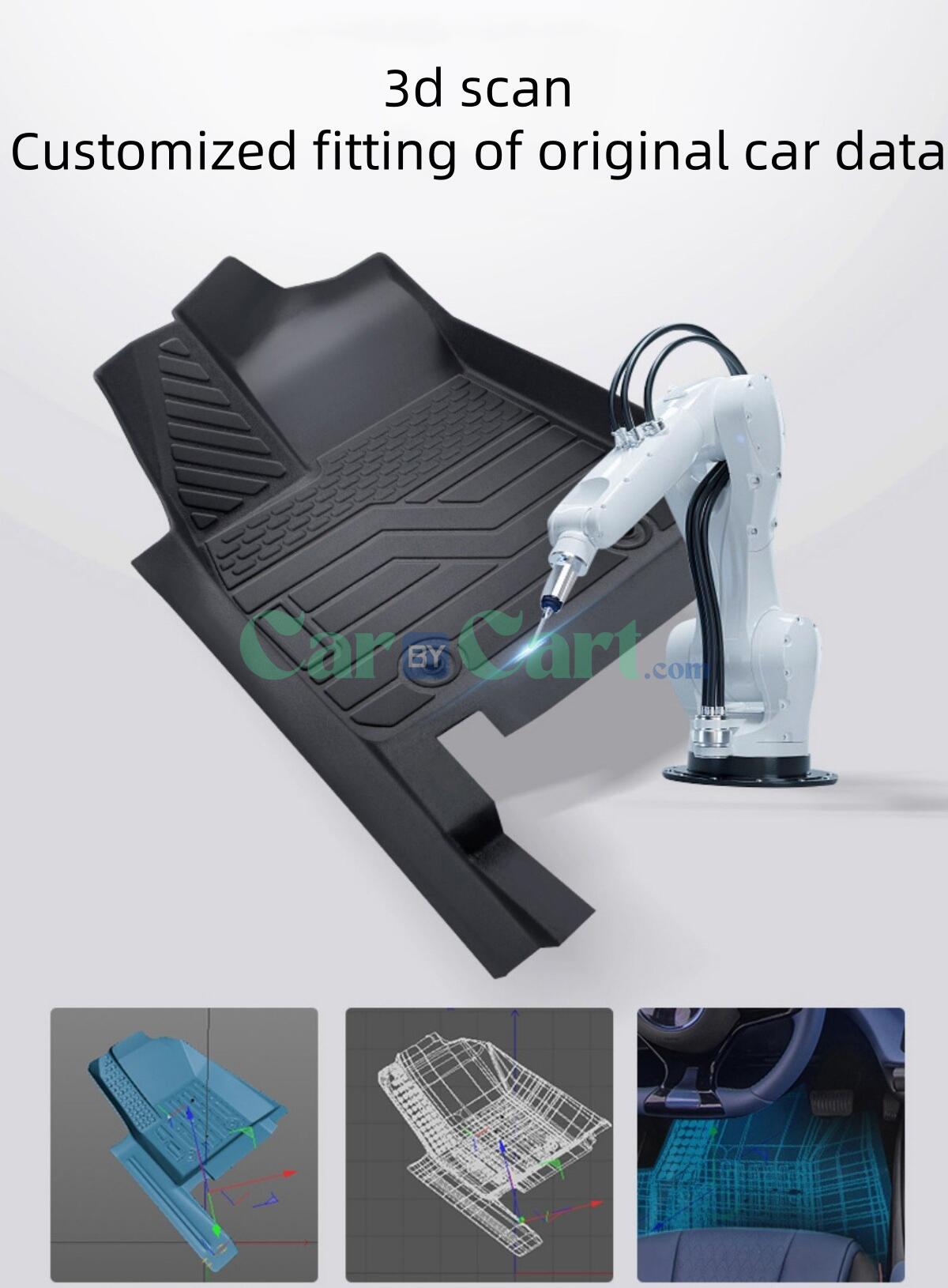 2024 TANK 700 New Energy TPE foot mat+TPE trunk mat