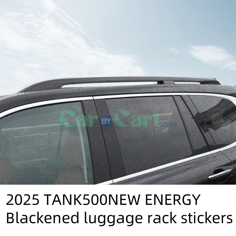 2025 TANK500NEW ENERGY Blackened luggage rack stickers