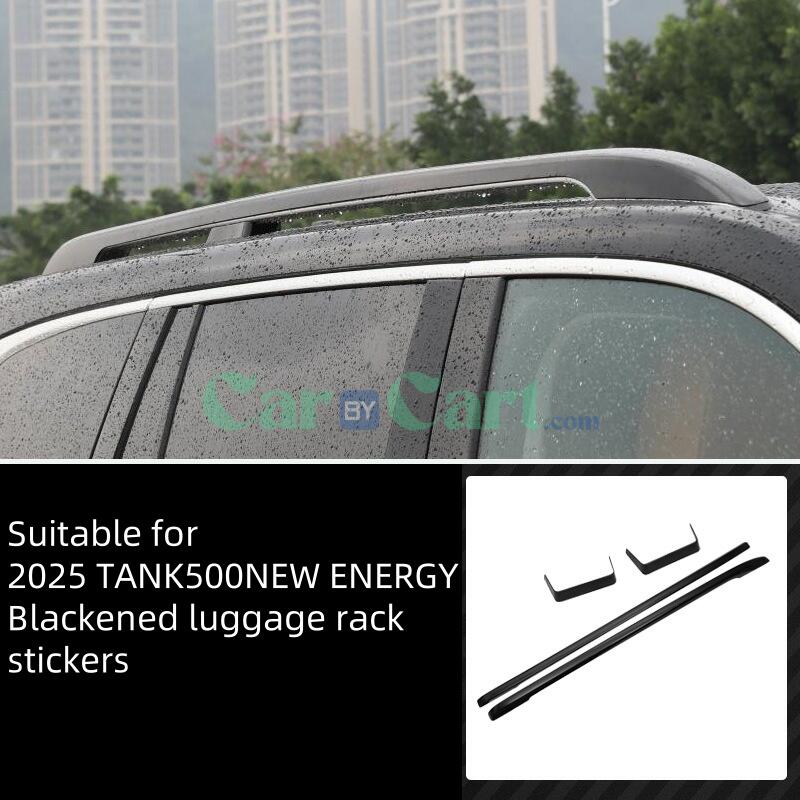 2025 TANK500NEW ENERGY Blackened luggage rack stickers