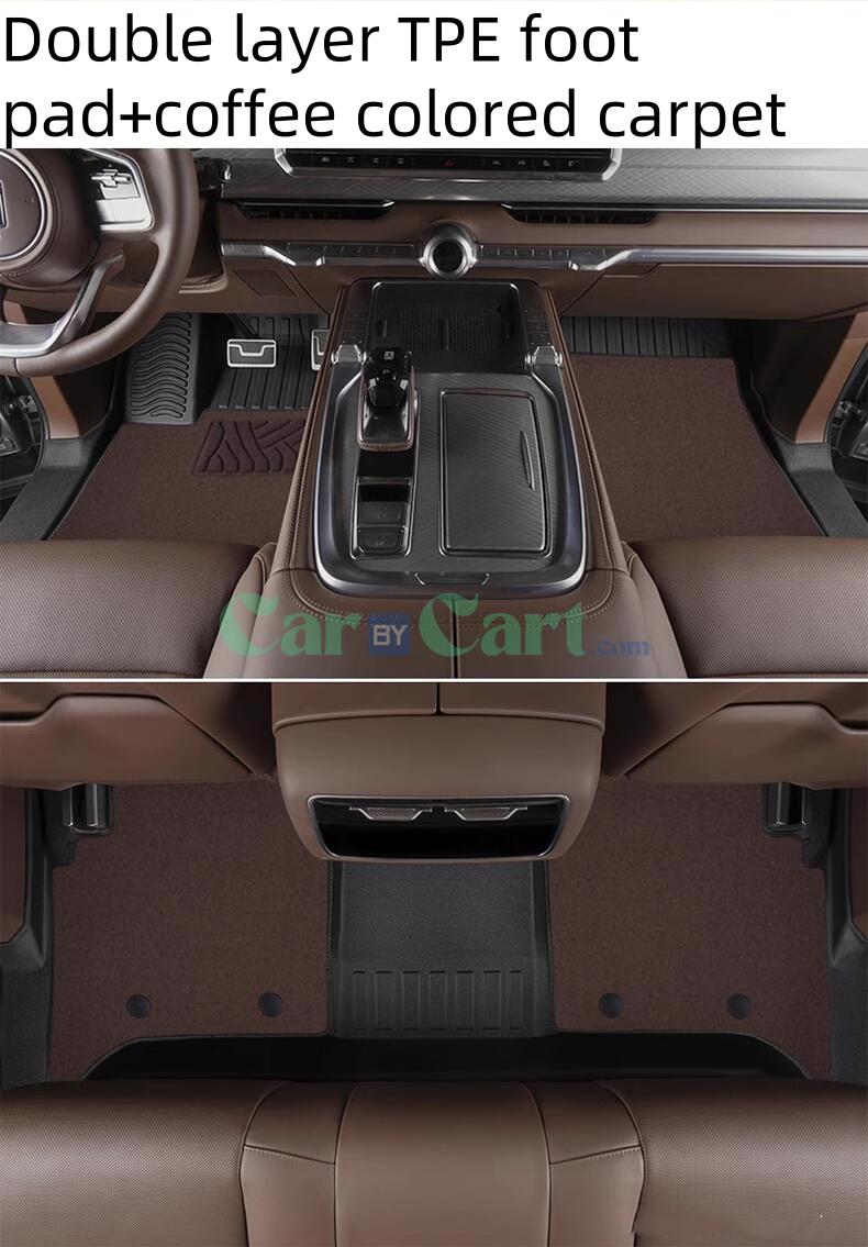 2024 TANK 700 New Energy TPE+Carpet Car Floor Mat+TPE Trunk Mat