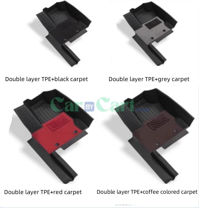 2024 TANK 700 New Energy TPE+Carpet Car Floor Mat+TPE Trunk Mat