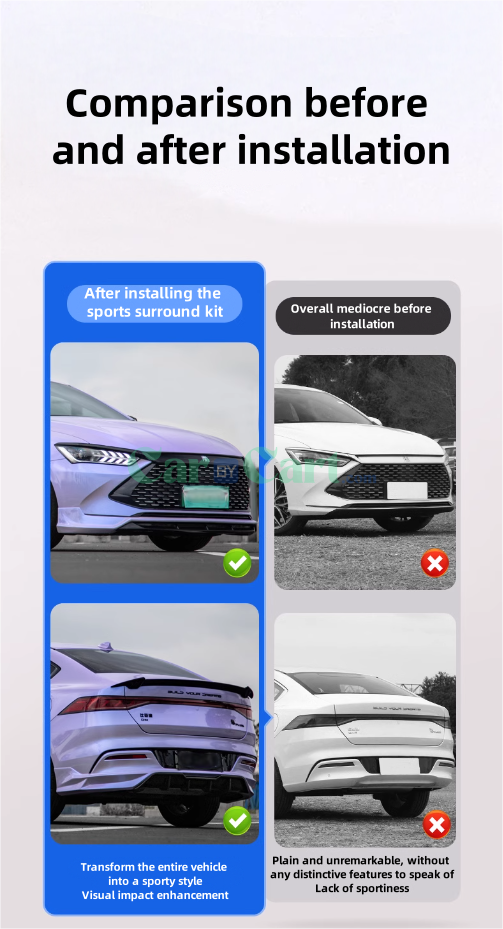 2024 QIN PLUS EV Honor Sports surround kit