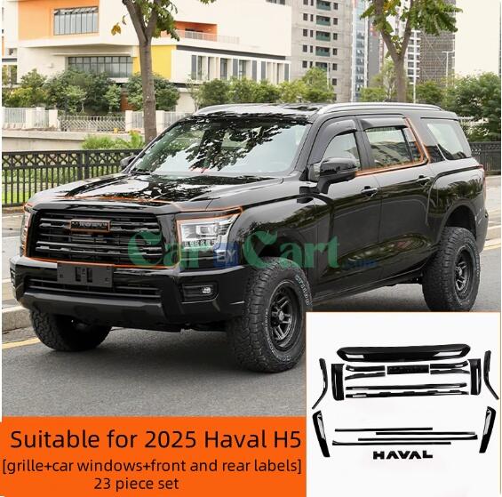 2025 HAVAL H5 Car grille+logo+window trim