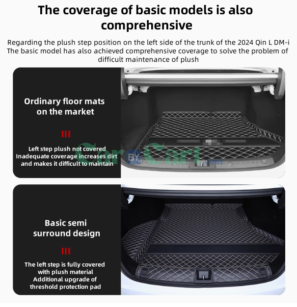 2024 QIN L DM-i Trunk mat