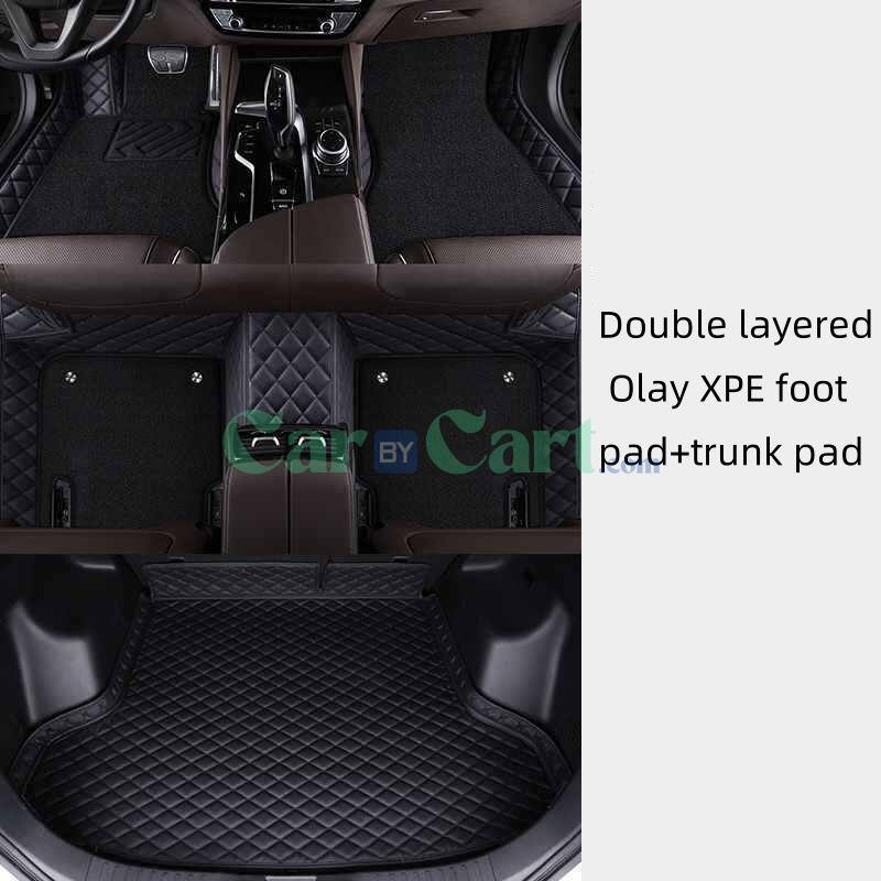 2025 BYD Qin L EV Double layered Olay XPE foot pad+trunk pad