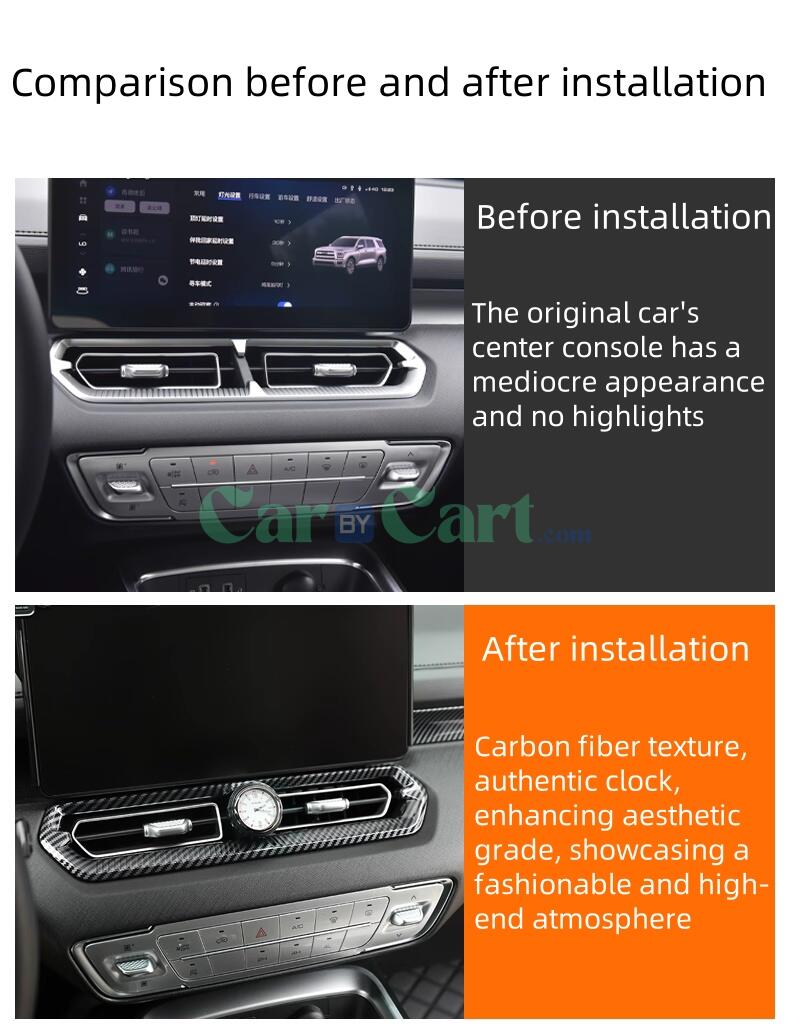 2025 ساعة هافال H5 لمخرج الهواء المركزي