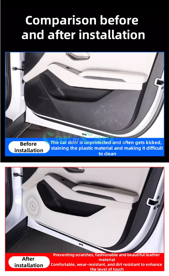2024 QIN L DM-i Door anti kick pad and front anti kick pad and B-pillar anti-collision sticker