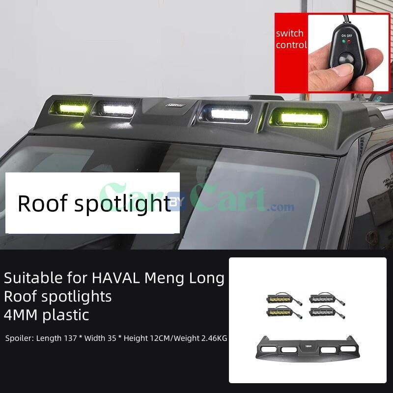 2024 هافال منغ لونج لونج أسود منصة السقف الخارجي