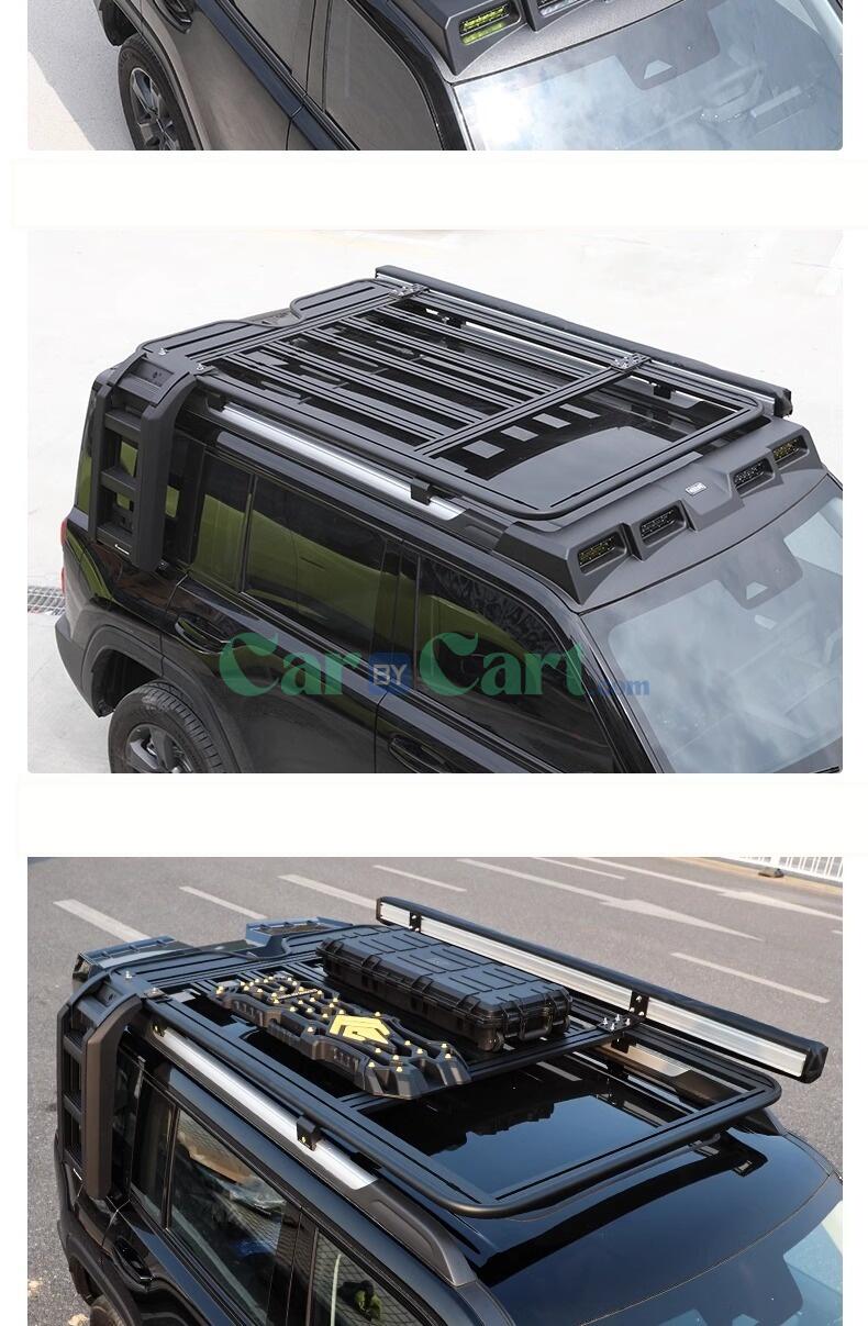 2024 هافال منغ لونج لونج أسود منصة السقف الخارجي