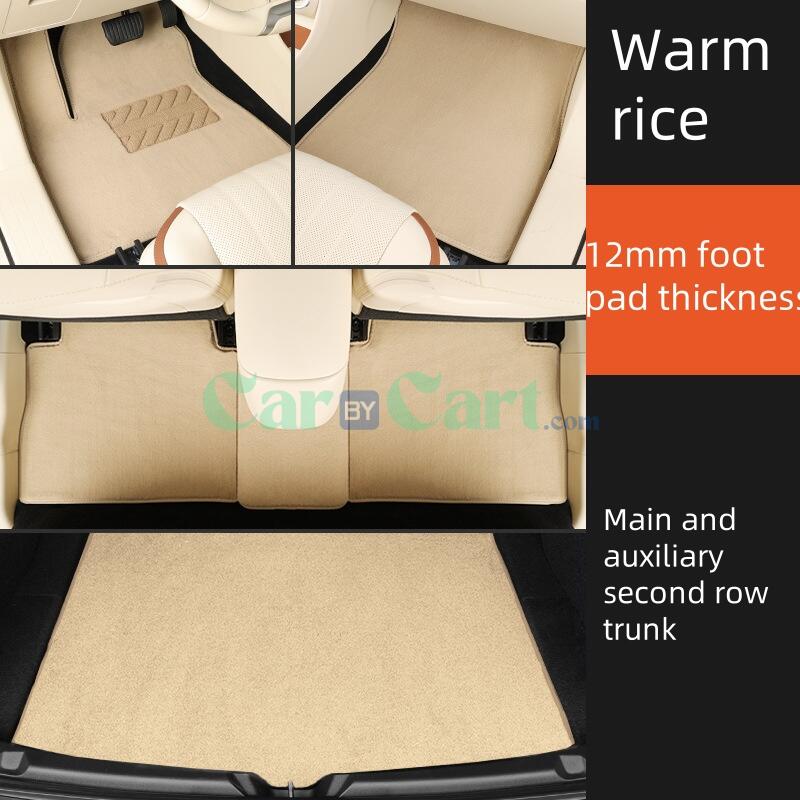 2025 BYD Qin PLUS DM-i Smart 【 Complete Set 】 Foot Mat+Tail Box Mat - Nylon Carpet