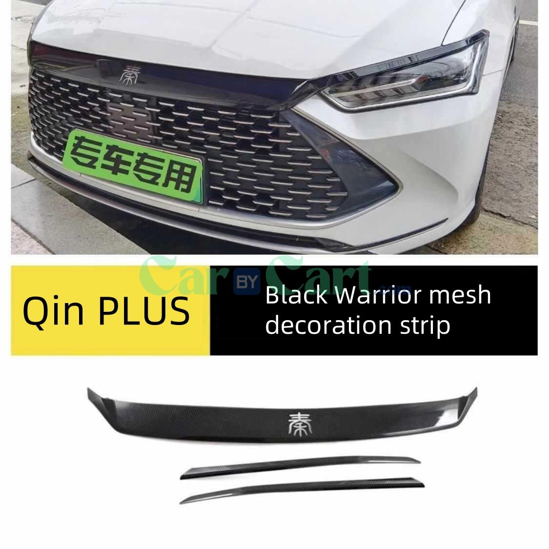 2025 BYD Qin PLUS DM-i شريط ديكور شبكي ذكي أسود محارب