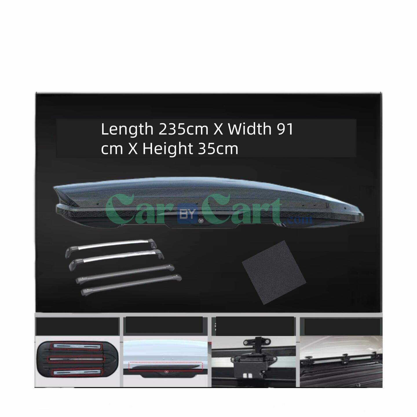 2025 BYD Qin PLUS DM-i Smart [Carbon Fiber] 900L+Special Crossbar+Silent Cotton Luggage