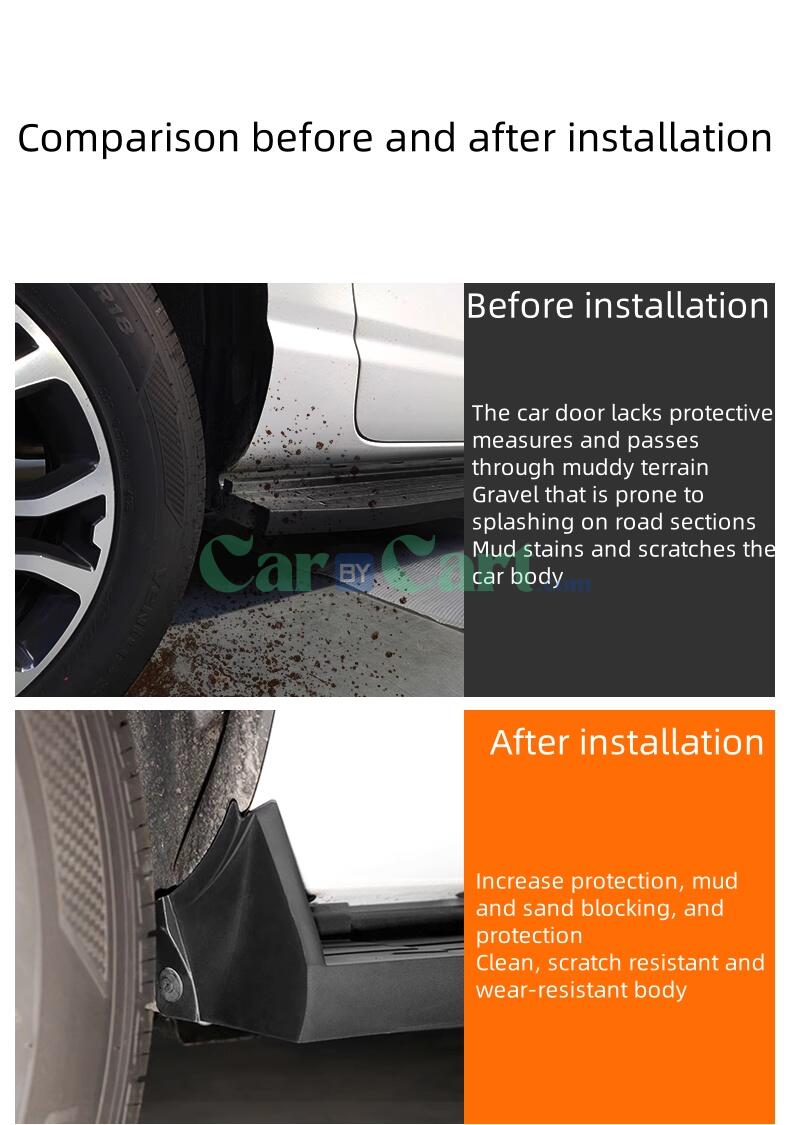 حاجز الطين لبدال الإطارات الخلفية لسيارة 2025 هافال H5