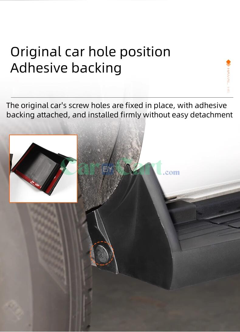 حاجز الطين لبدال الإطارات الخلفية لسيارة 2025 هافال H5