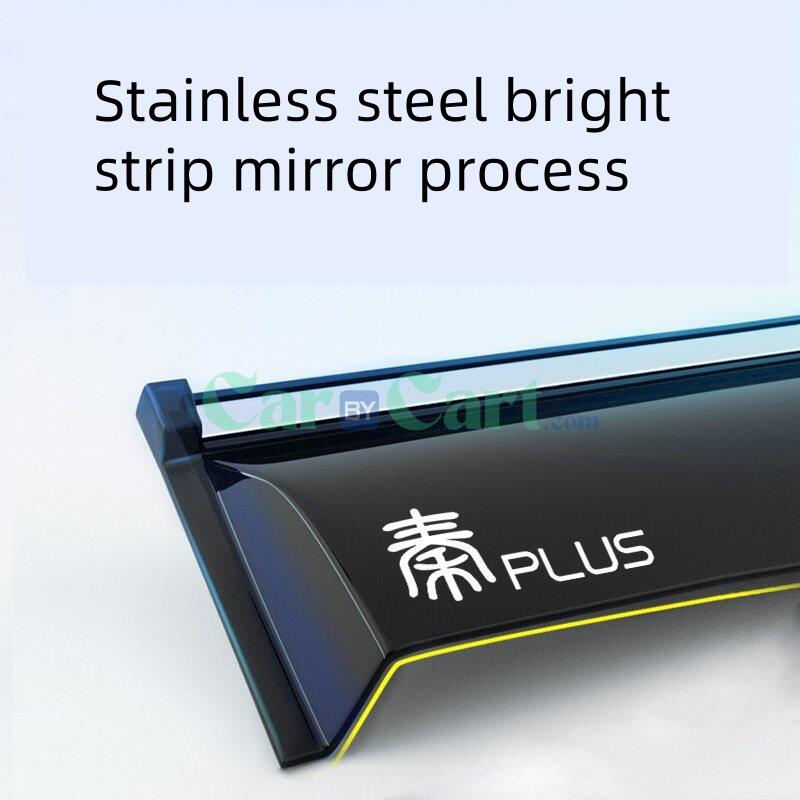 2025 BYD Qin PLUS DM-i Smart Stainless steel bright strip weather shield