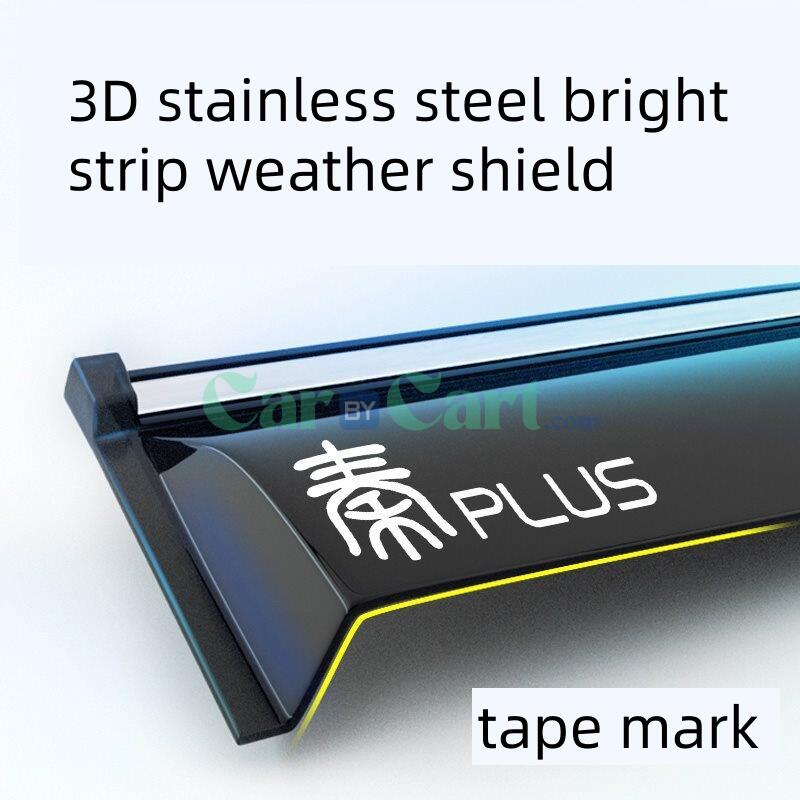 2025 BYD Qin PLUS DM-i Smart Stainless steel bright strip weather shield