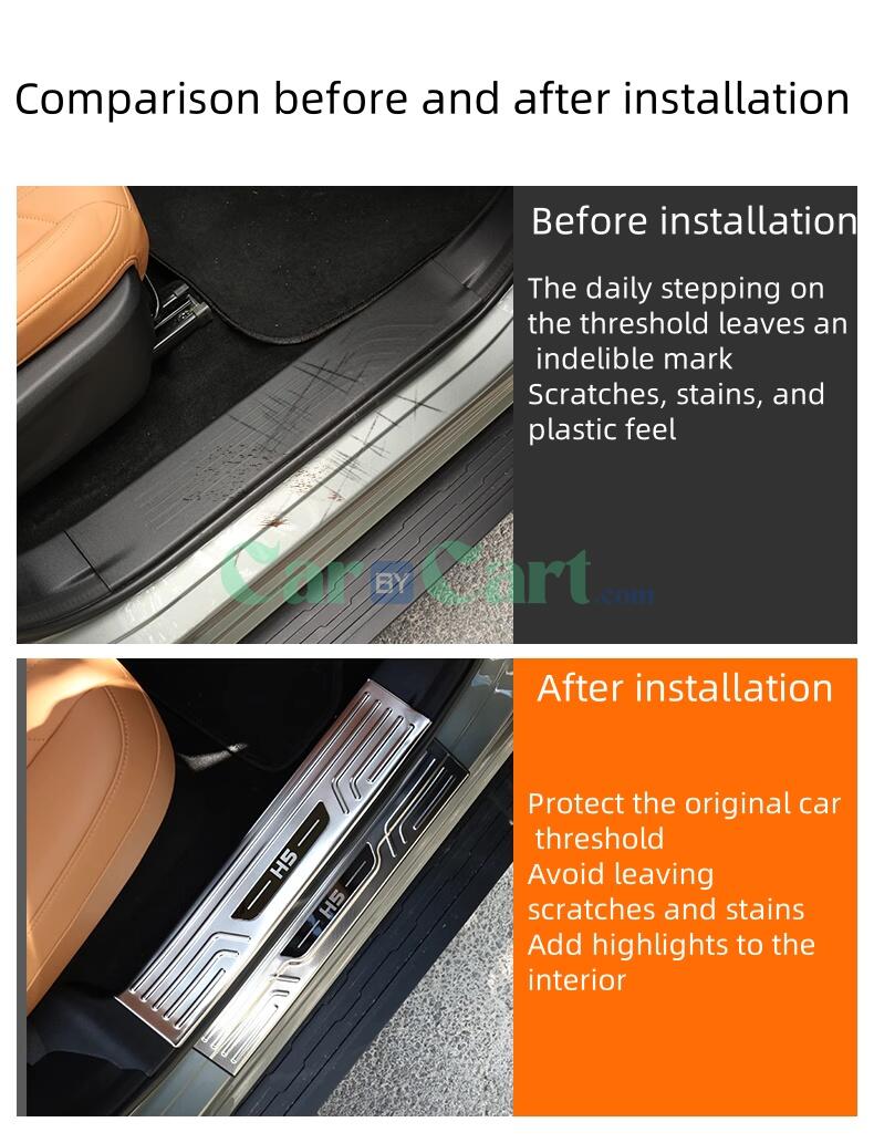 2025 HAVAL H5 Stainless steel threshold strip