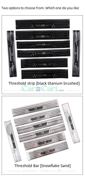 2025 HAVAL H5 Stainless steel threshold strip
