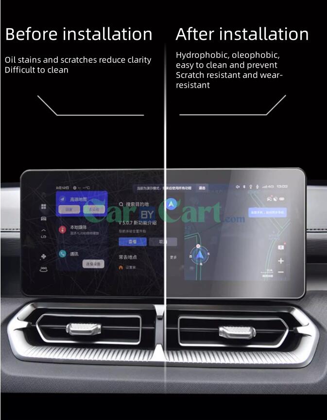 2025 HAVAL H5 Navigation+Dashboard HD Tempered Film