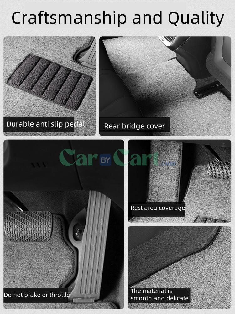 2025 BYD Qin PLUS EV Smart 【 Complete Set 】 Foot Mat+Tail Box Mat - Nylon Carpet