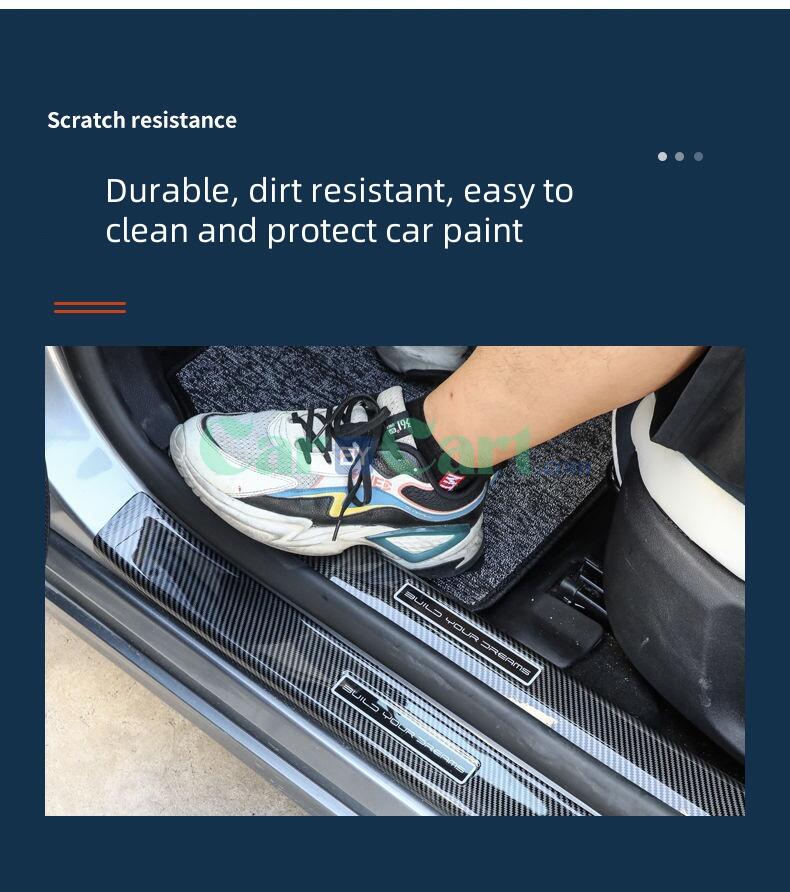 2025 BYD Qin PLUS EV Smart Carbon fiber pattern inner and outer rear protective plate