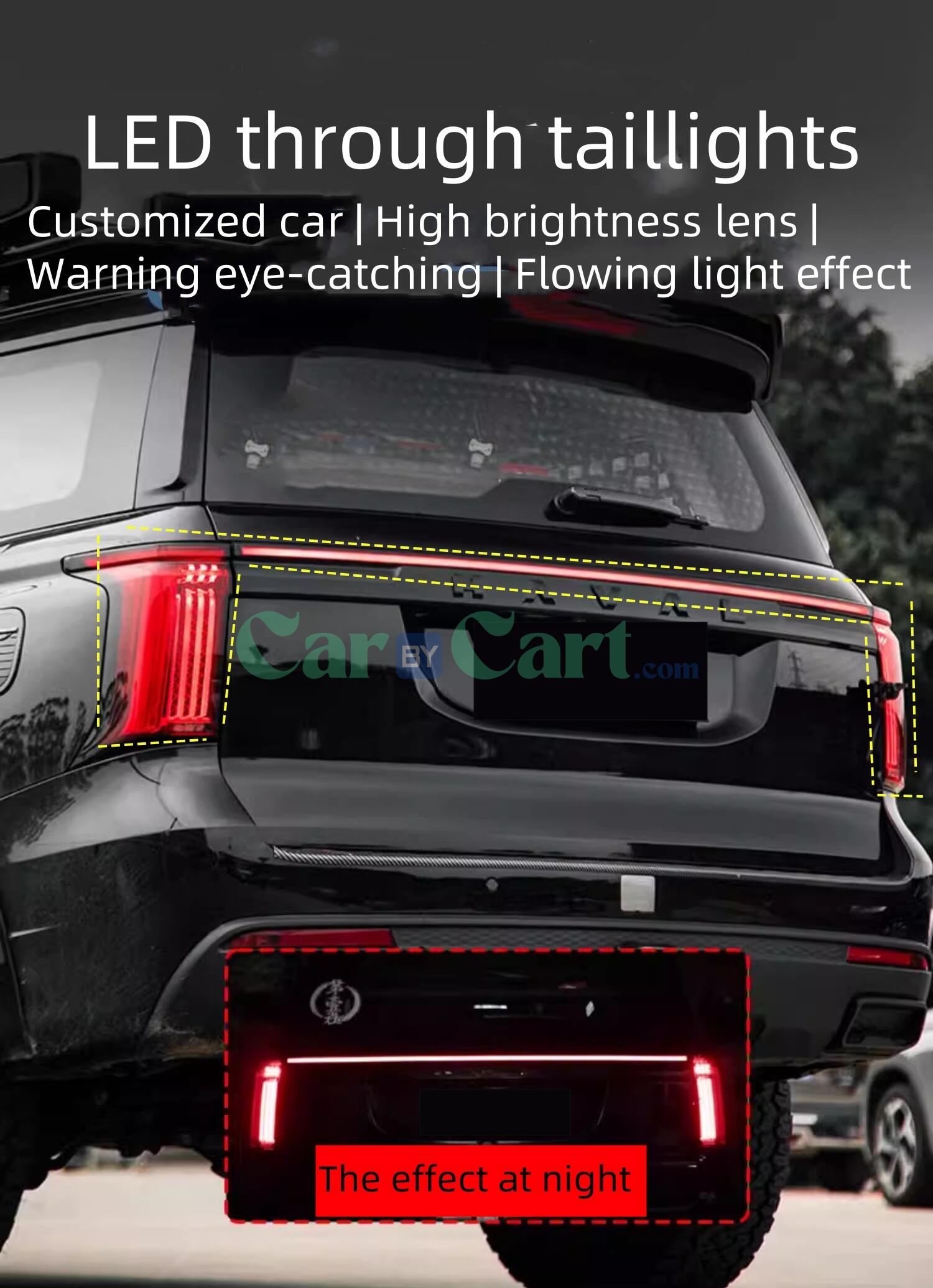 2025 HAVAL H5 LED taillights for the rear tailgate of the car