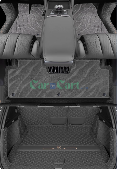 2024 أغنية L DM-i حصائر أرضية وحصائر لصندوق الأمتعة ووسادة مقعد خلفي ضد الركلات.