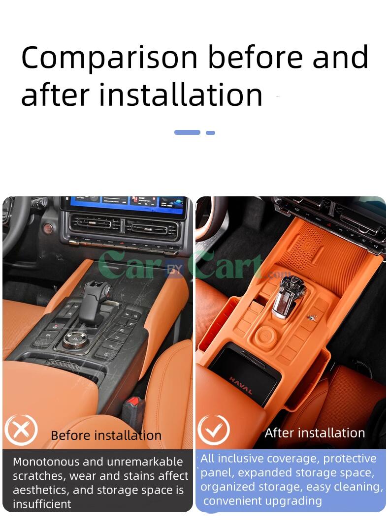 2024 HAVAL H9 Fully wrapped silicone pad storage box