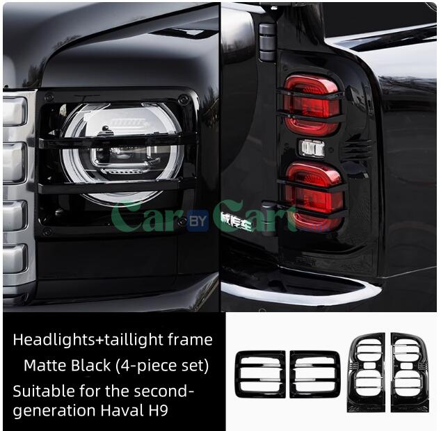 2024 HAVAL H9 Black Warrior headlights+taillight protection cover