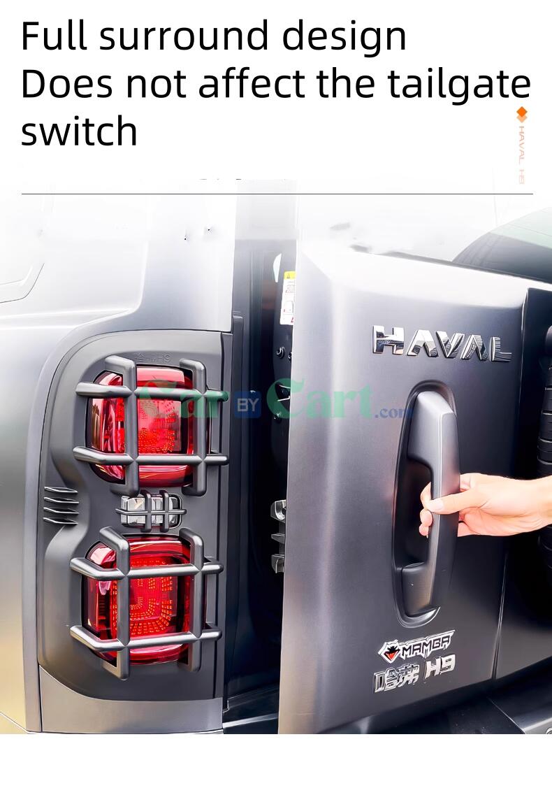 2024 HAVAL H9 Mech tail headlight+tail light protection cover