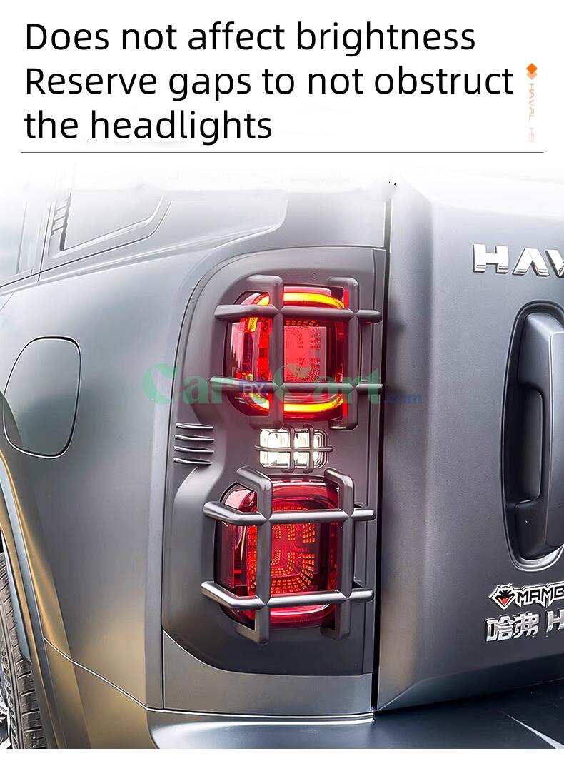 2024 HAVAL H9 Mech tail headlight+tail light protection cover
