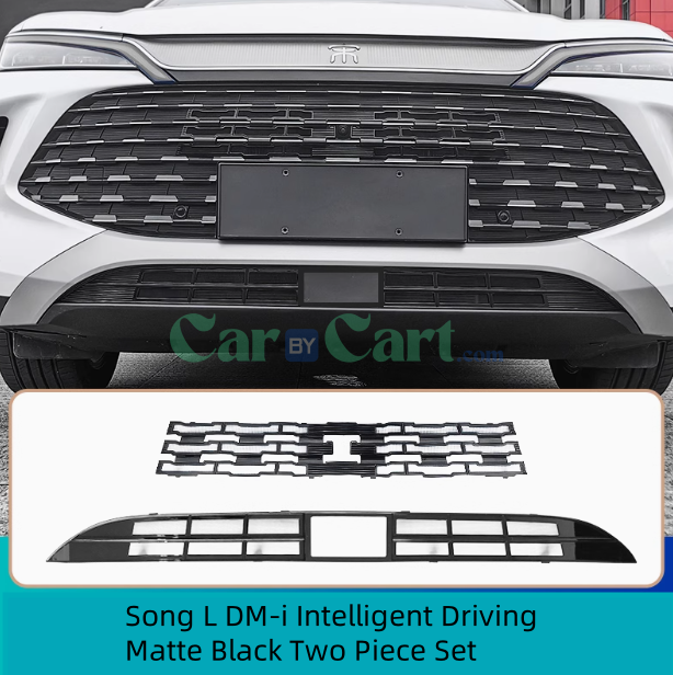 شبكة ضد الحشرات الذكية والداهية السوداء لسيارة 2025 BYD Song L DM-i Smart (طقم من قطعتين)