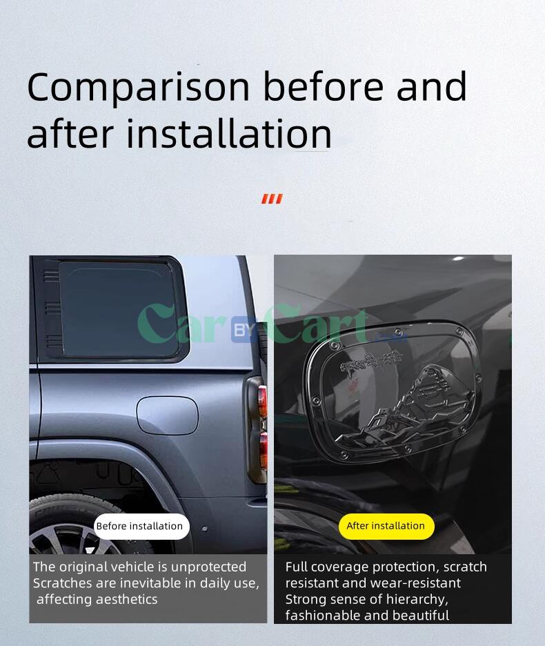 2024 HAVAL H9 Fuel tank cap protective sticker