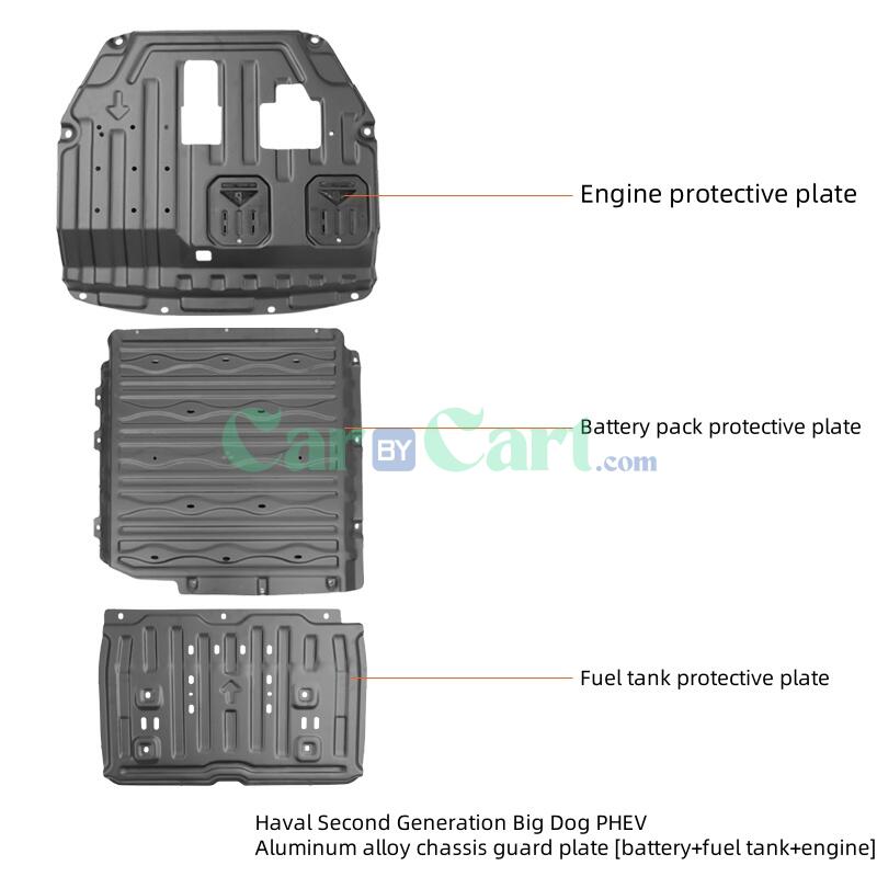 2024 Second generation big dog PHEV Aluminum alloy chassis guard plate