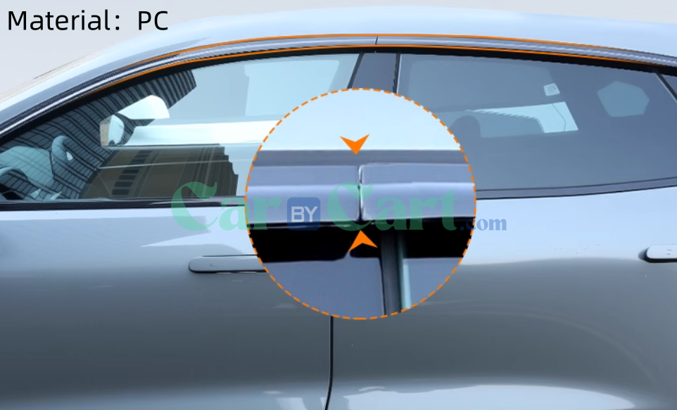 2025 BYD Song L EV Frameless car door windshield