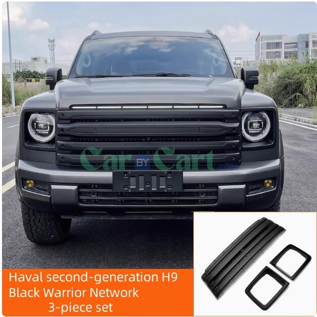 2024 HAVAL H9 Black Warrior front grille