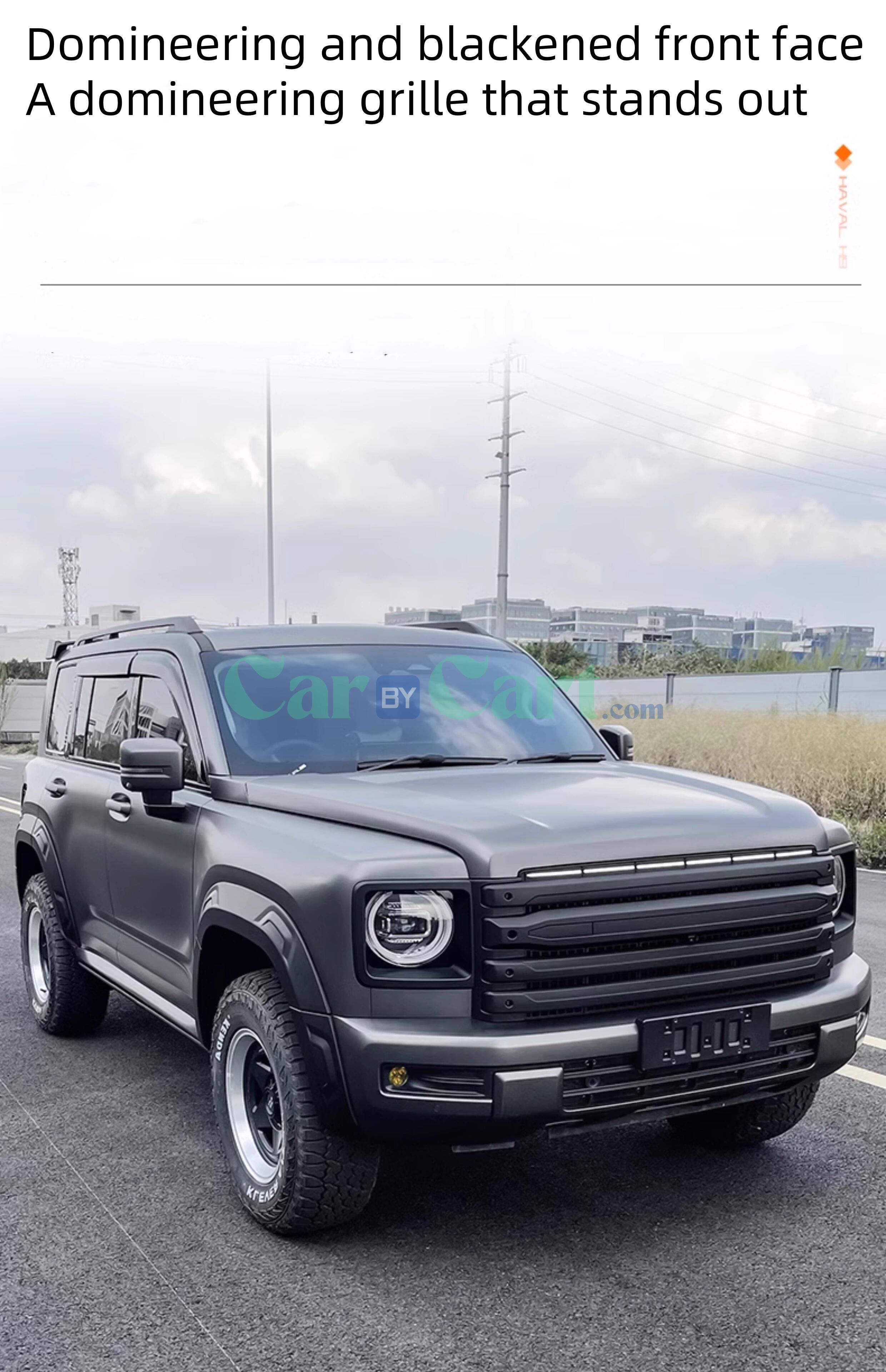 2024 HAVAL H9 Black Warrior front grille