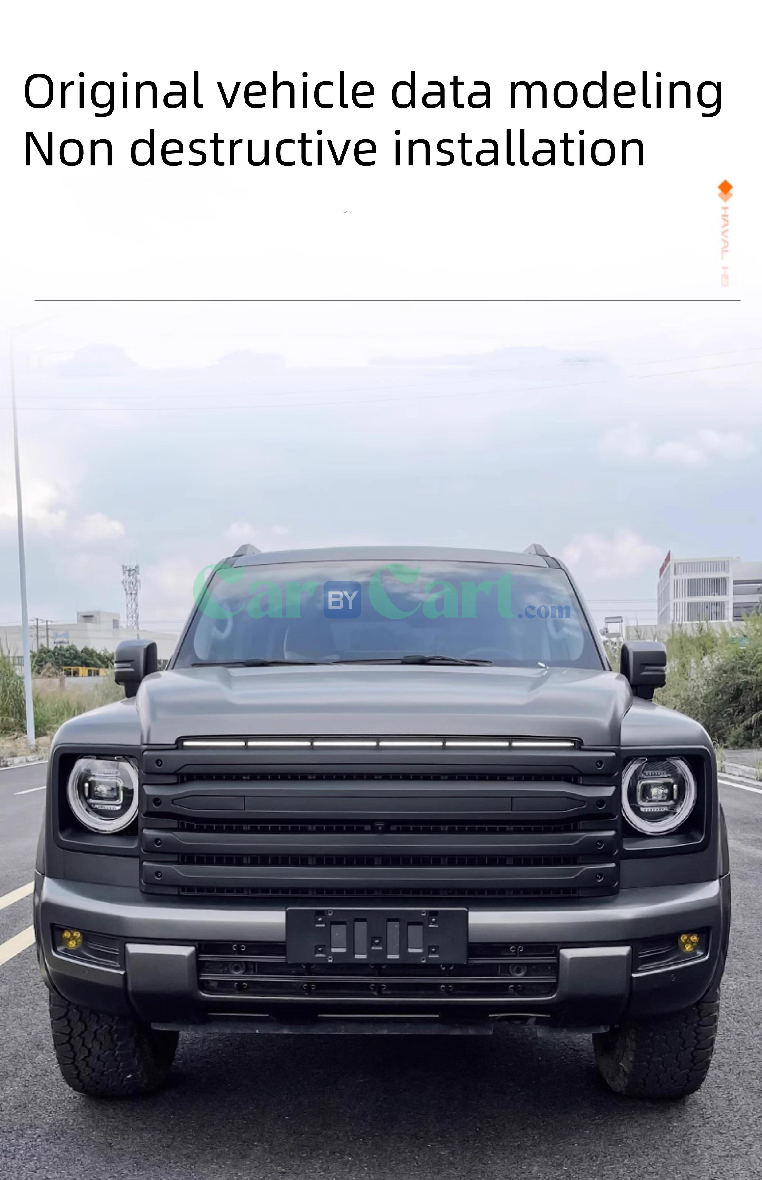 2024 HAVAL H9 Black Warrior front grille