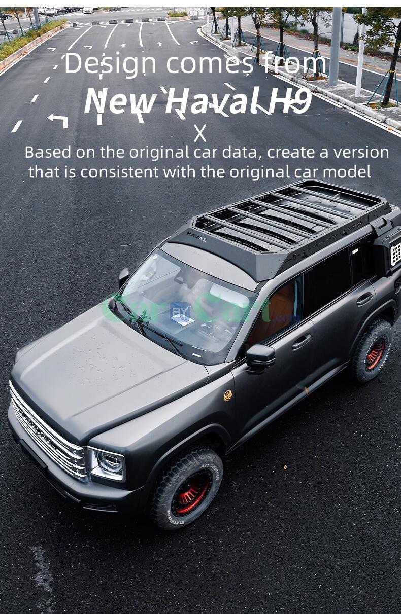 2024 HAVAL H9 Mech luggage rack+ladder+backpack