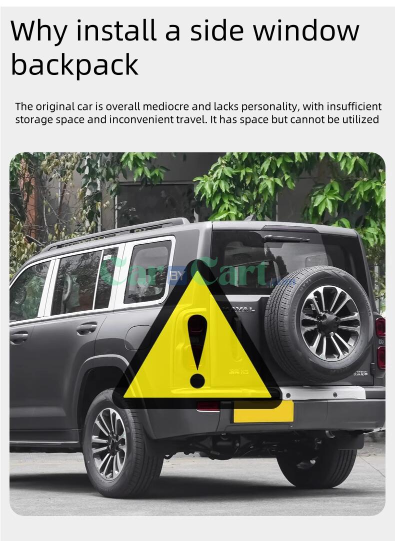 2024 HAVAL H9 Mech luggage rack+ladder+backpack