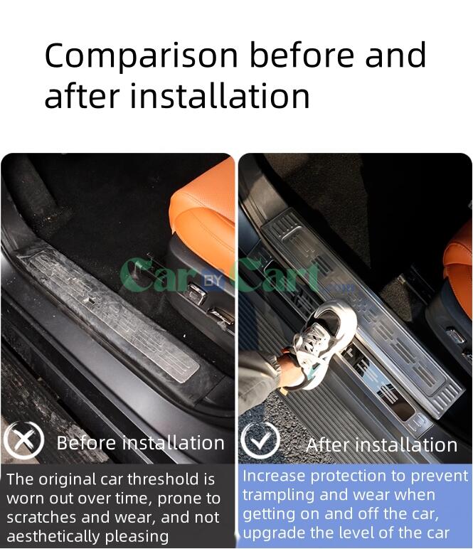 2024 HAVAL H9 Stainless steel threshold strip