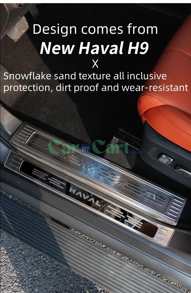 2024 HAVAL H9 Stainless steel threshold strip