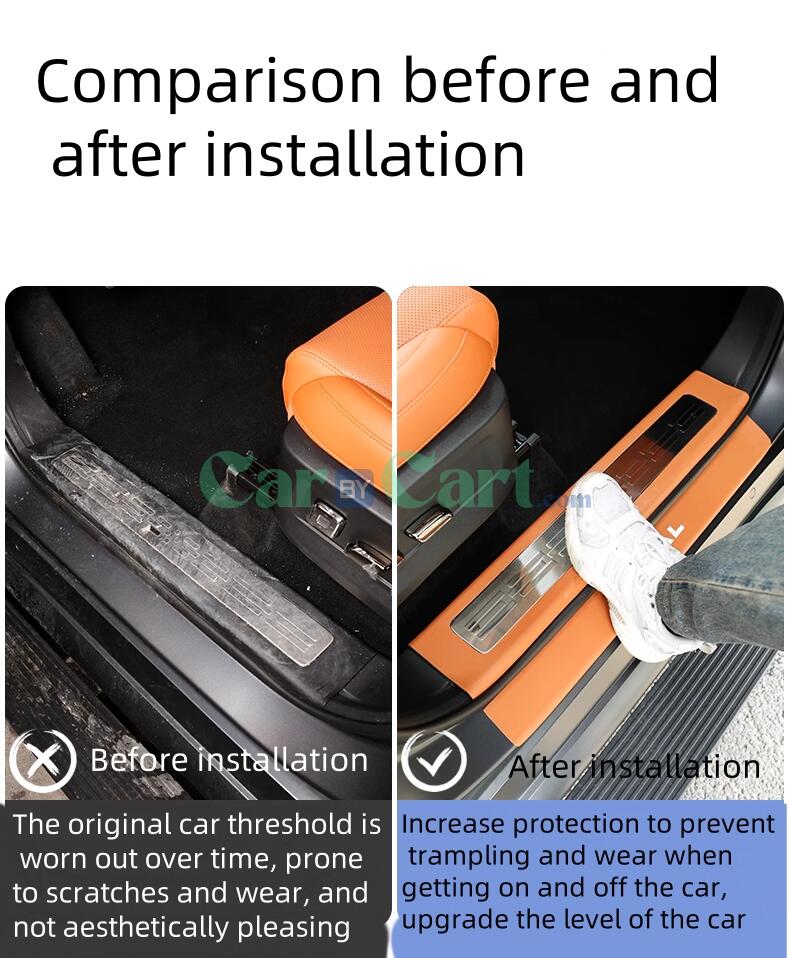 2024 HAVAL H9 Leather sticker threshold strip