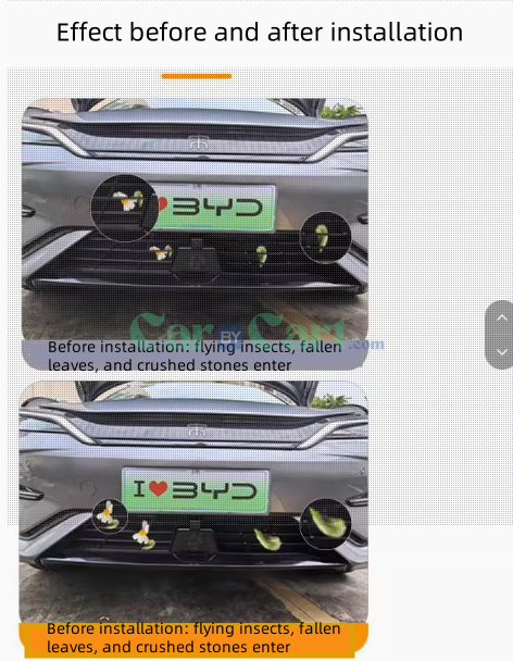 شبكة حشرات غير قابلة للاختراق بحزام ذكي لسيارة 2025 BYD Song L EV.