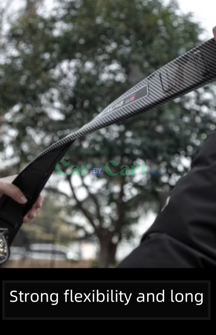 لوحة حماية خلفية ذكية مصنوعة من ألياف الكربون الخارجية والداخلية لسيارة 2025 BYD Song L EV (قطعتين)