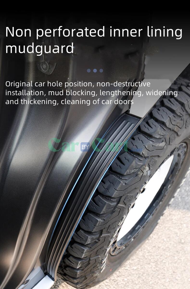 هافال H9 2024 واقي الطين بطانة الإطارات الخلفية