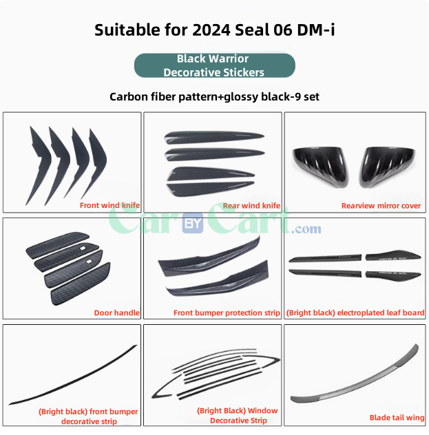 2024 Seal 06 DM-i Black Knight Appearance Kit